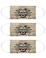 eye text mas Cloth Face Mask - 3 Pack front