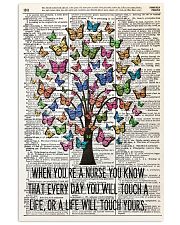 nurse dictionary butterfly 11x17 Poster front