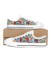 shoe plate rad tech Women's Low Top White Shoes tile