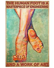 human foot podiatry 24x36 Poster front
