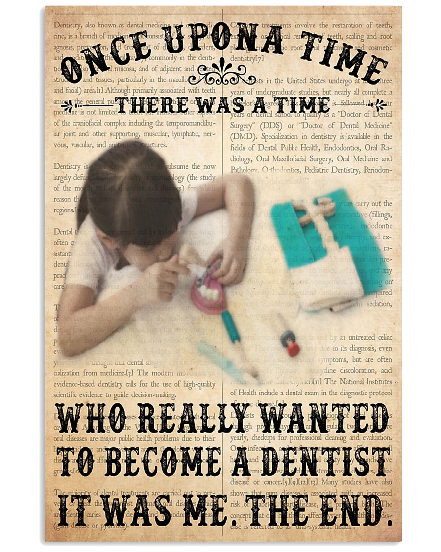 once upon dentist 11x17 Poster