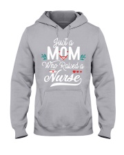 mom of nurse shirts just a mom Hooded Sweatshirt tile