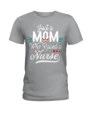 mom of nurse shirts just a mom Ladies T-Shirt tile