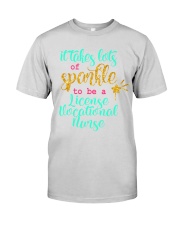 License Vocational Nurse sparkle Premium Fit Mens Tee tile