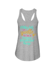 License Vocational Nurse sparkle Ladies Flowy Tank tile