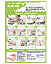 nurse hand-washing 24x36 Poster front