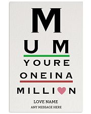 Optometrist mom million custom pt lqt ngt 16x24 Poster front