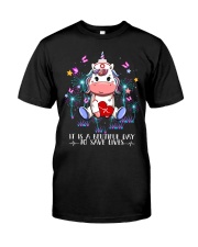 nurse unicorn beautiful Classic T-Shirt front