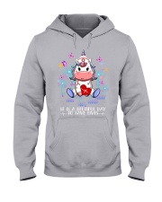 nurse unicorn beautiful Hooded Sweatshirt tile