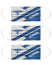 Nurse stripe mas Cloth Face Mask - 3 Pack front