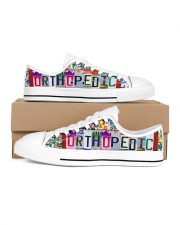 shoe plate Orthopedic Women's Low Top White Shoes tile