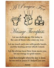 massage therapist pray 24x36 Poster front