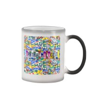plate mask ophthalmologist Color Changing Mug tile
