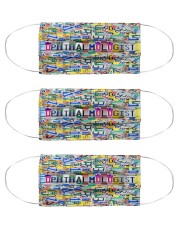 plate mask ophthalmologist Cloth Face Mask - 3 Pack front