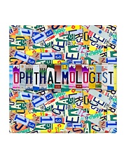 plate mask ophthalmologist Square Coaster tile