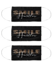 Dentist Smile Hustler Leopard Cloth Face Mask - 3 Pack front
