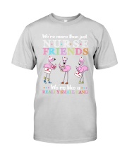 nurse flamingo small gang Premium Fit Mens Tee tile