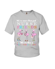 nurse flamingo small gang Youth T-Shirt tile
