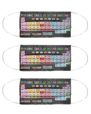 Emotion Periodic Cloth Face Mask - 3 Pack front