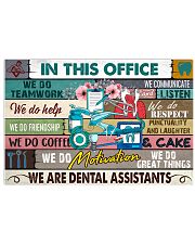 this-office-dental-assistant 17x11 Poster front
