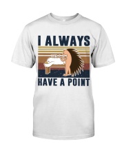 acu have point retro Premium Fit Mens Tee tile