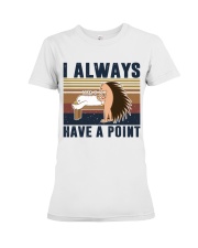 acu have point retro Premium Fit Ladies Tee tile