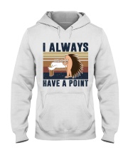 acu have point retro Hooded Sweatshirt tile