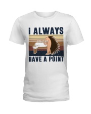 acu have point retro Ladies T-Shirt tile