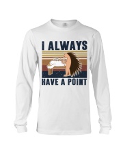 acu have point retro Long Sleeve Tee tile