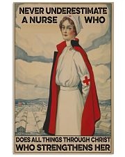 vintage nurse 11x17 Poster front