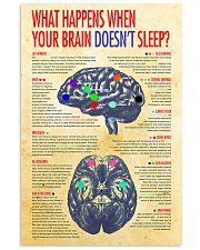 brain not sleep 24x36 Poster front