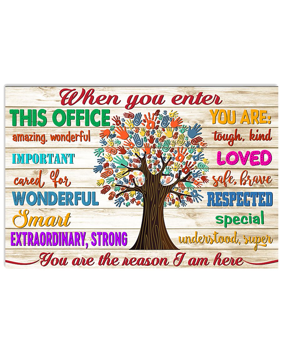 OT enter 17x11 Poster