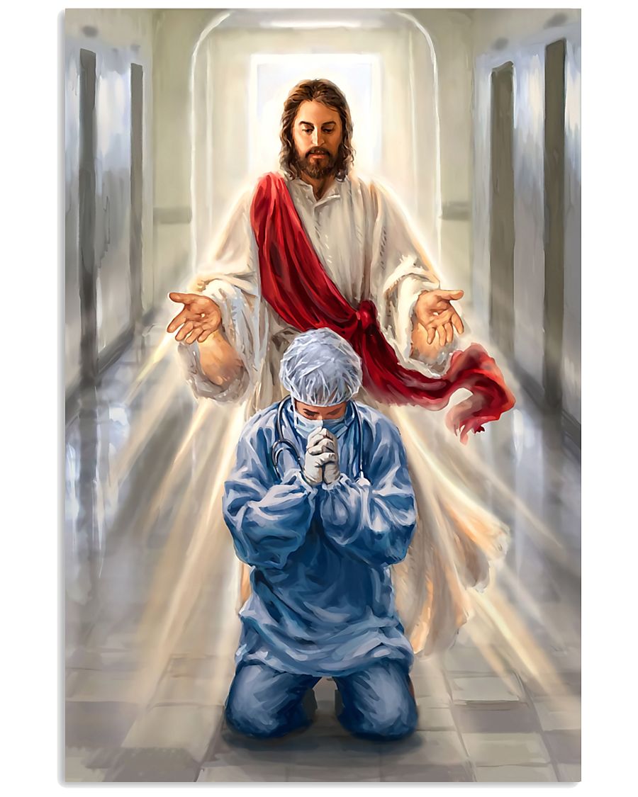 jesus bless our healthcare heroes 11x17 Poster
