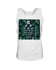 eye chart-close-pattern 4 Unisex Tank tile
