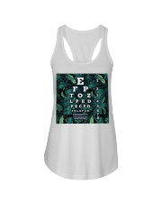 eye chart-close-pattern 4 Ladies Flowy Tank tile