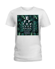 eye chart-close-pattern 4 Ladies T-Shirt tile