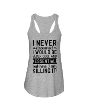 nurse never dream Ladies Flowy Tank tile