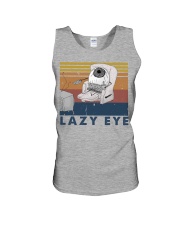 lazy eye Unisex Tank tile
