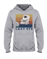 lazy eye Hooded Sweatshirt tile