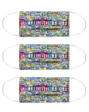 plate mask orthodontist Cloth Face Mask - 3 Pack front