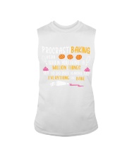 baking procrastibaking-verb Sleeveless Tee tile