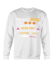 baking procrastibaking-verb Crewneck Sweatshirt tile