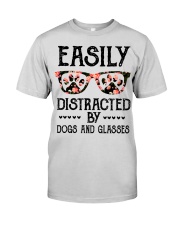 Easily Distracted By Dogs And Glasses Optometrist Shirt, Phoropter Shirt, Physician Shirt, Optician Gift Idea, Optometry, Optometrist Health Care Premium Fit Mens Tee tile