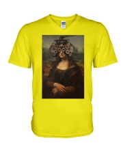 mona-phoropter V-Neck T-Shirt tile