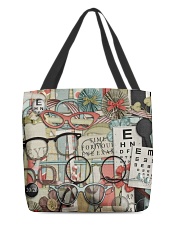 Stack Glass Tote Optometrist, Ophthalmology Tote, Eye Anatomy Tote, Human Eye Structure Tote, Optician Gift, Eye Clinic Tote, Eyeball Chart Tote All-over Tote back