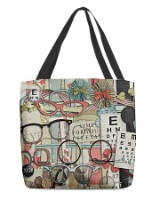 Stack Glass Tote Optometrist, Ophthalmology Tote, Eye Anatomy Tote, Human Eye Structure Tote, Optician Gift, Eye Clinic Tote, Eyeball Chart Tote All-over Tote front