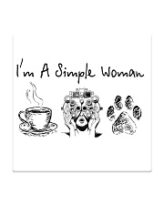simple mask optometrist Square Coaster thumbnail