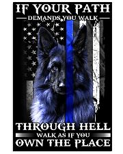 veteran german shepherd 11x17 Poster front
