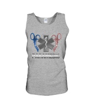 paramedic scissor Unisex Tank tile