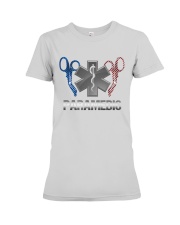 paramedic scissor Premium Fit Ladies Tee tile